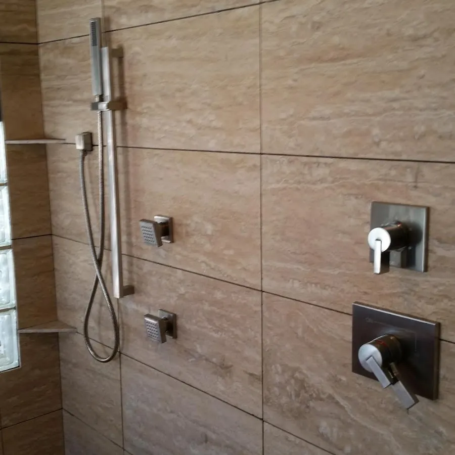 Shower fixture installation for Frozen Pipe Repair in Suffern